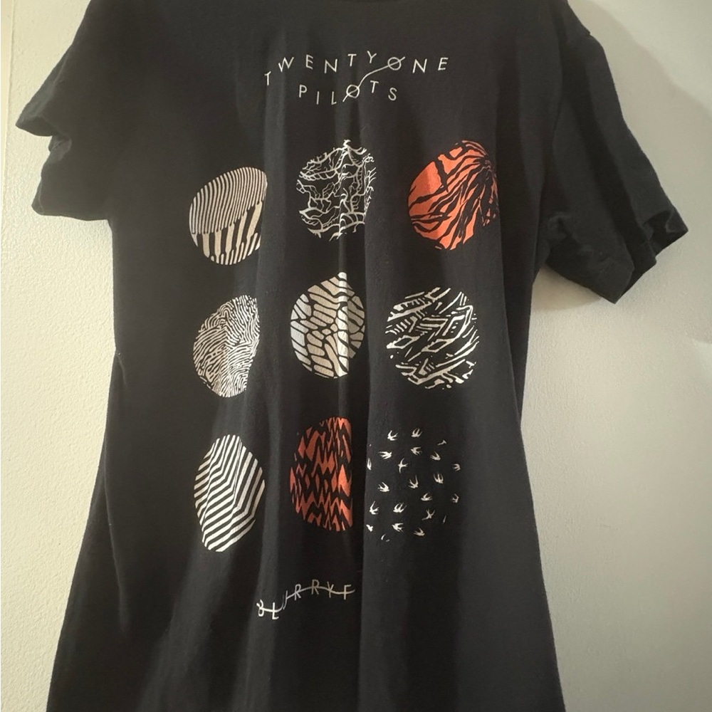 Twenty One Pilots Black Graphic T-Shirt